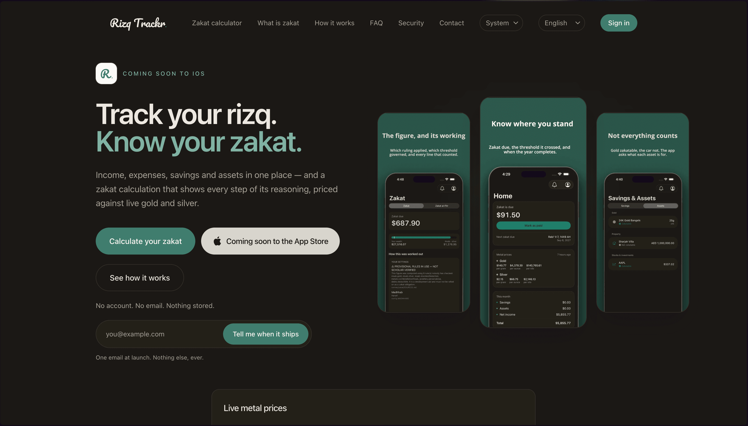 Rizq Trackr cover